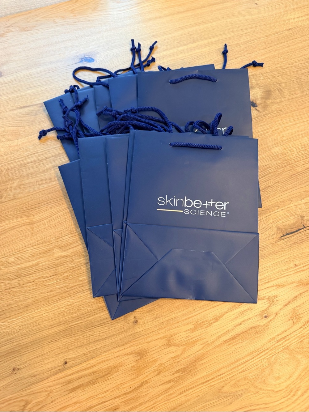Skinbetter Science Navy Gift Bags - Set of 10